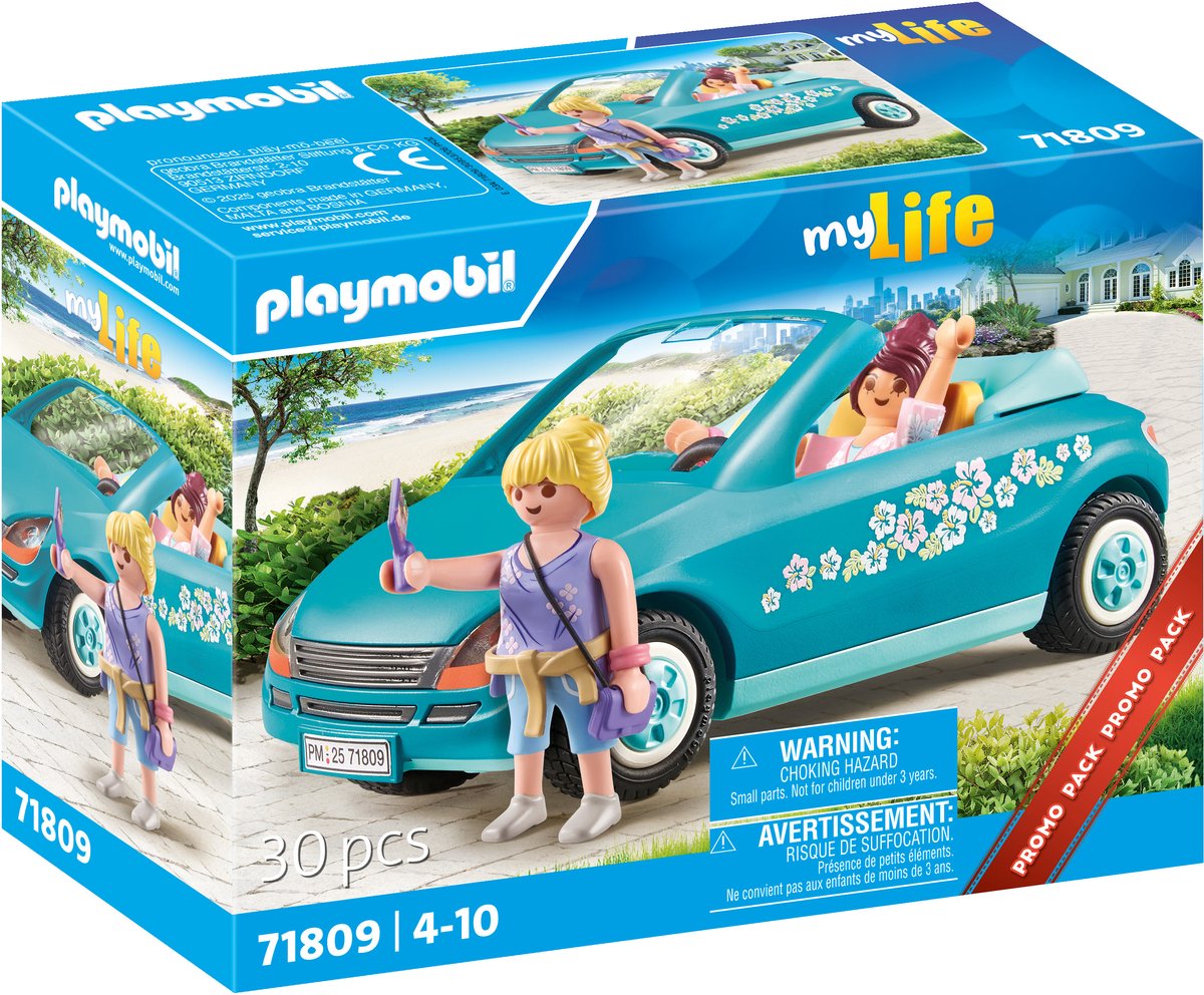 Playmobil 71809 promo road trip avec cabriolet | 2 pièces