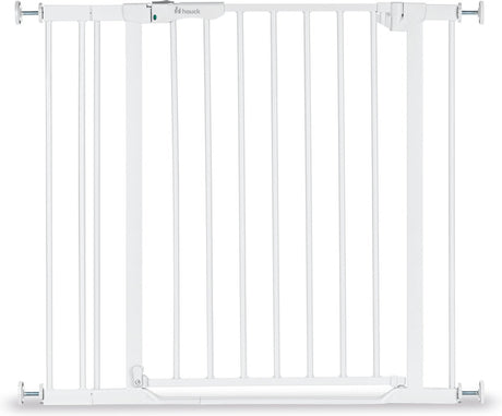 Hauck clear step autoclose 2 barrière d'escalier avec extension de 9 cm - 84 à 89 cm - blanc