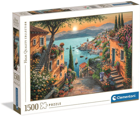 Clementoni puzzle art escaliers vers le port, 1500 pcs.