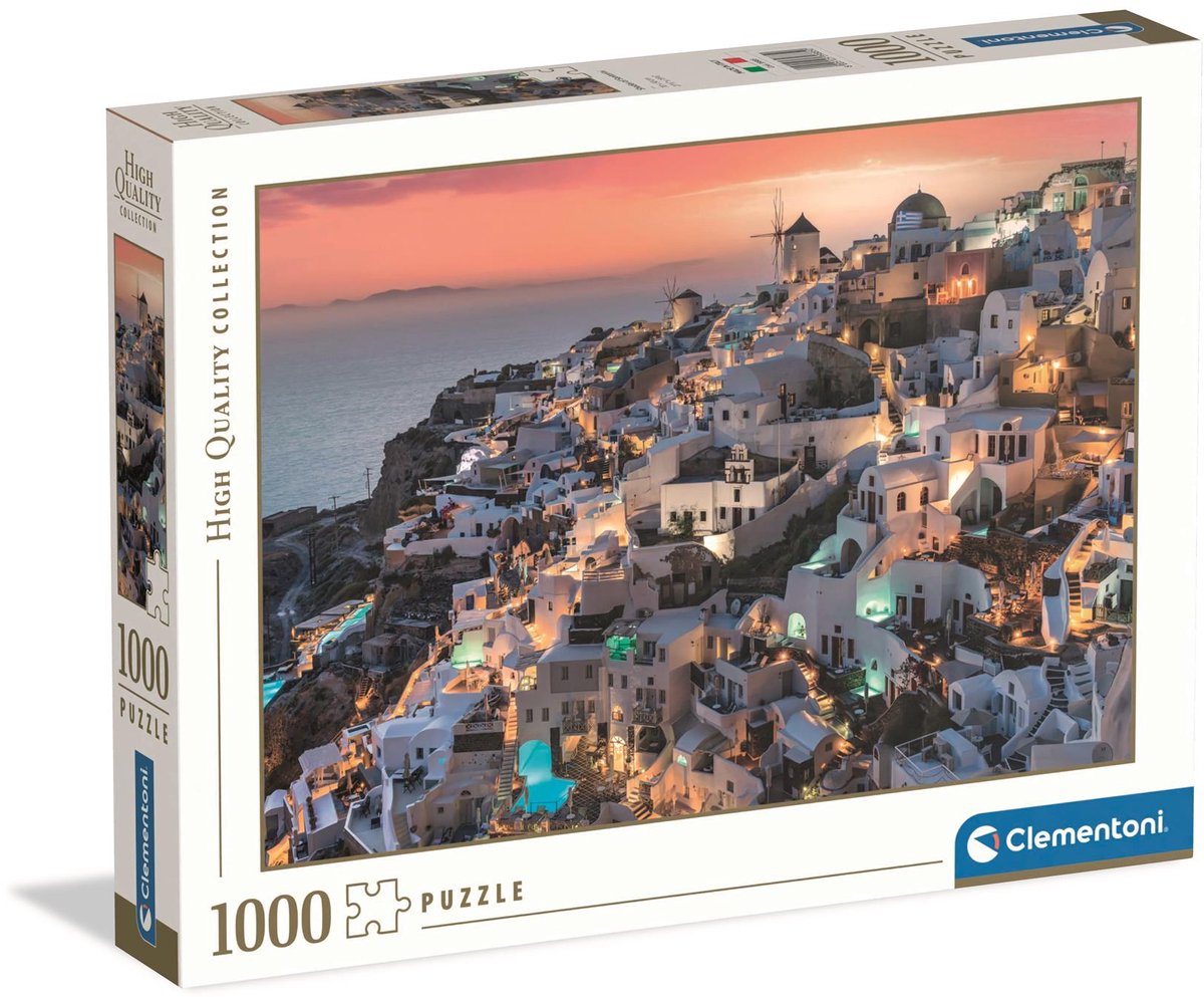 Clementoni puzzle nuances de Santorin, 1000 pcs.