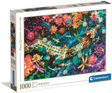 Clementoni puzzle œuvres d'art rivière koi, 1000 pcs.