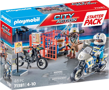 Playmobil pack de démarrage police - 71381