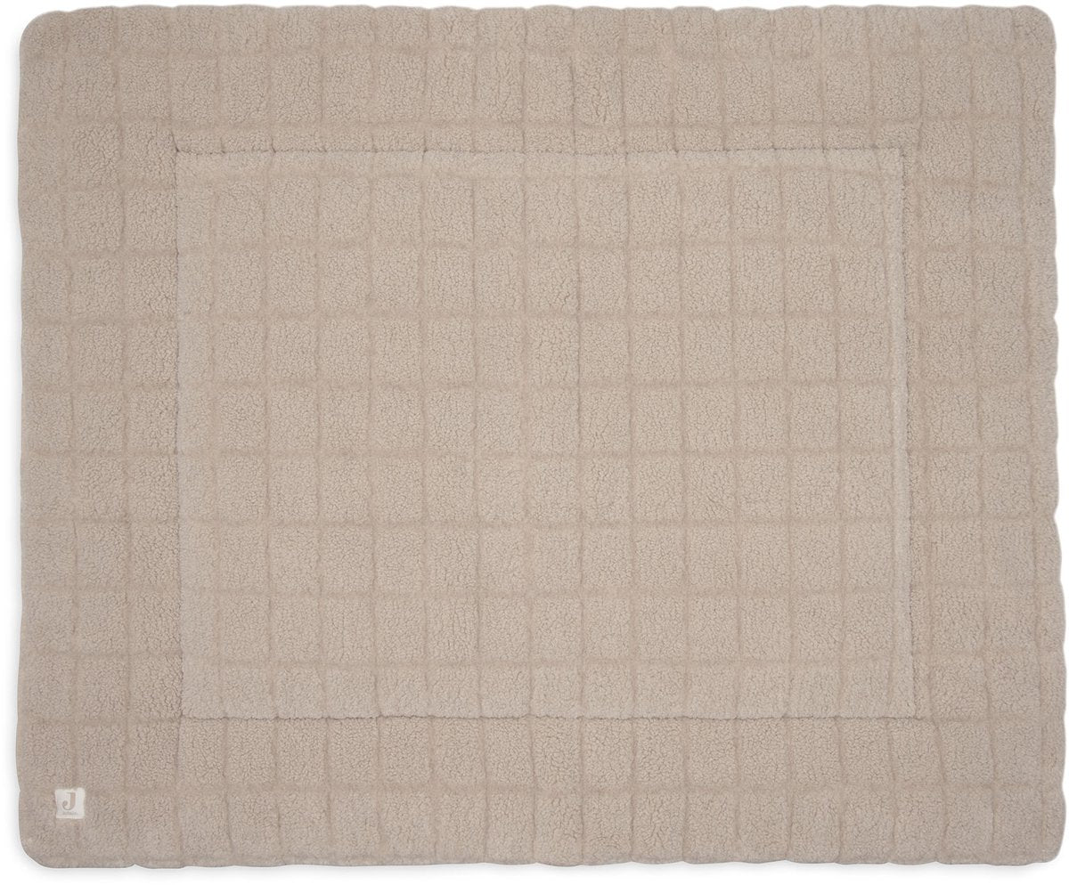 Jollein boxkleed baby - 75x95cm - box teddy - polyester - warm sand