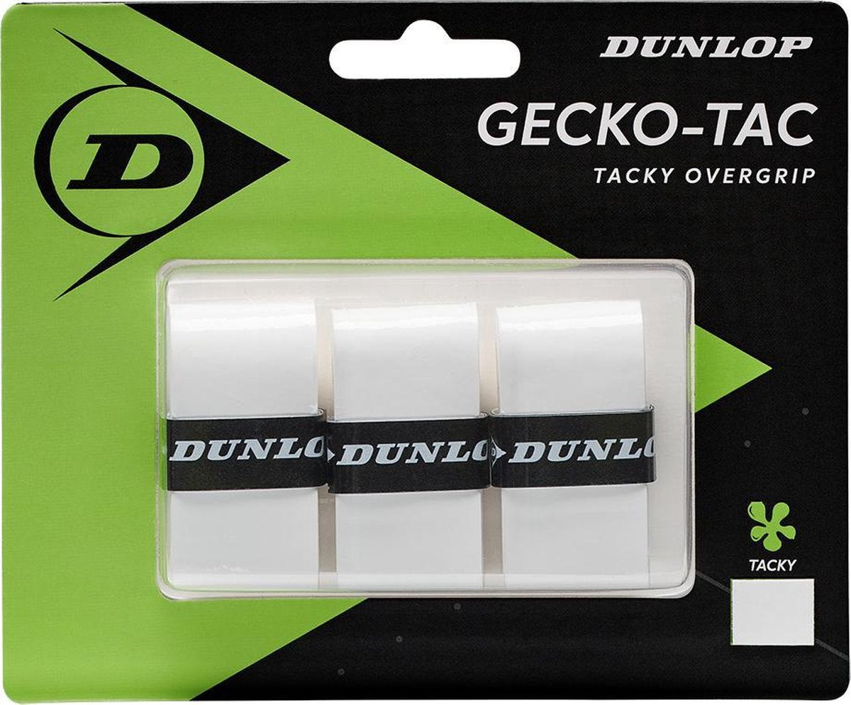 Dunlop - grip - gecko-tac ogrip - blanc - 12bl