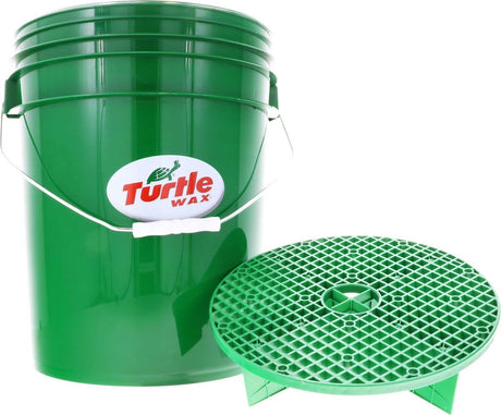 Seau à cire Turtle Smartguard - Seau extra large - 19 litres - Avec Smart Guard - Élimine la saleté du chiffon de nettoyage - La saleté reste au fond du seau