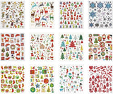 Paquet d'autocollants de Noël Creativ company, 12 feuilles