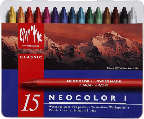 Caran d'ache https: www.ccobby.nl caran-d-ache-neocolor-i-l-10-cm-thickness-8-5-mm-various-colours-15-piece-1-box