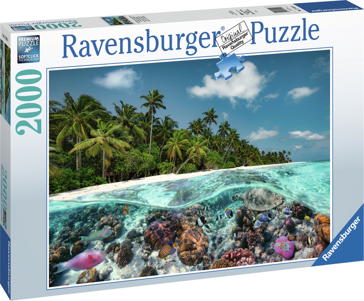 Ravensburger puzzle une plongée aux Maldives, 2000 pcs.