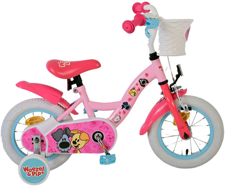 Woezel Pip Children's Bike - Girls - 12 pouces - rose