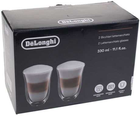 De'longhi delonghi cups double thermo mitt lot de 2 verres à latte macchiato 5513214611