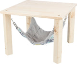 Trixie abri avec hamac sunny gris assorti