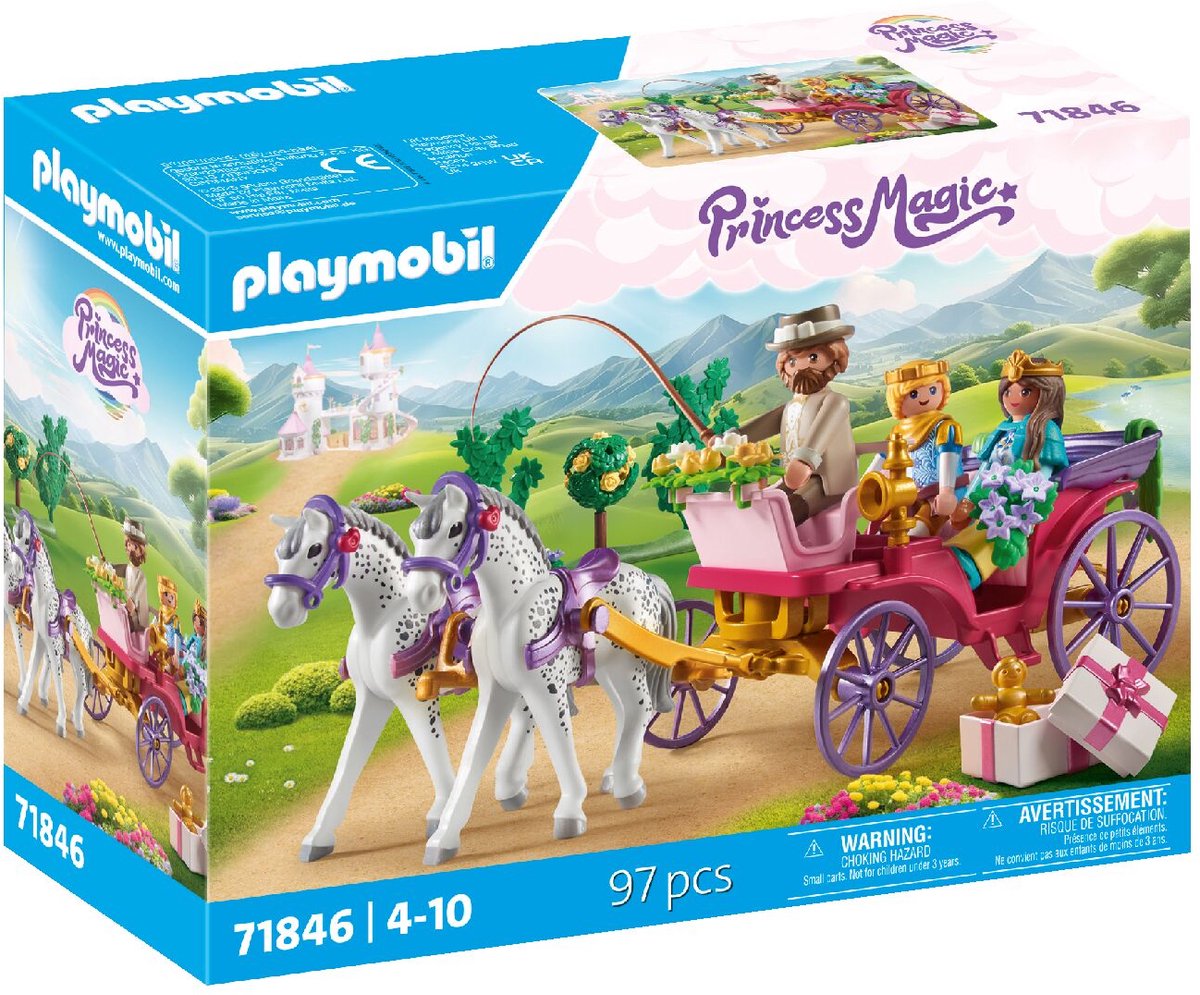 Playmobil 71846 balade en calèche avec prince et princesse