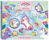 Licorne Totum - moulage en plâtre et peinture