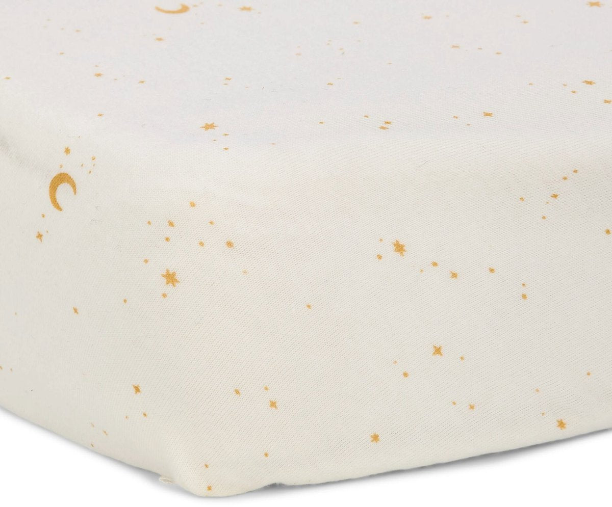 Little dutch wieg hoeslaken - wit - newborn naturals - little goose