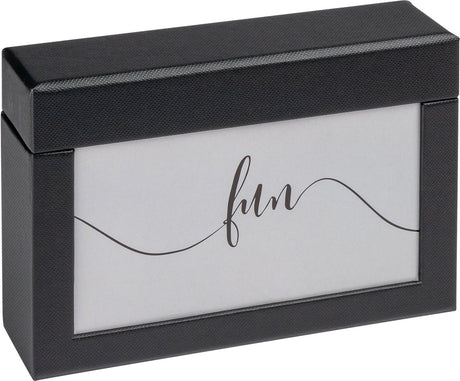 Walther fb-116-b fun - boîte photo avec couvercle - dimensions 11,2 x 16,7 x 3,7 cm - 100 photos 10x15 cm - noir