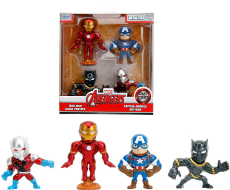 Jada jouets figurine set les vengeurs 7 cm 4 parties