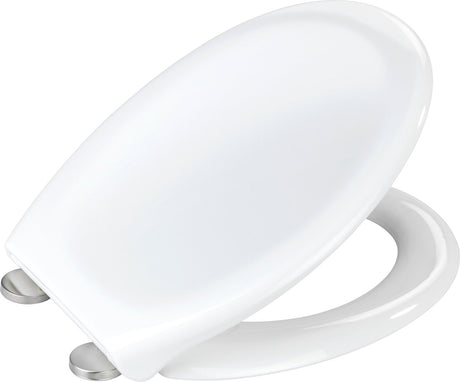 Abattant WC Wenko ios - thermoplastique blanc - fermeture soft close easy-close - fixation fix-clip en acier inoxydable - abattant WC - abattant WC - blanc