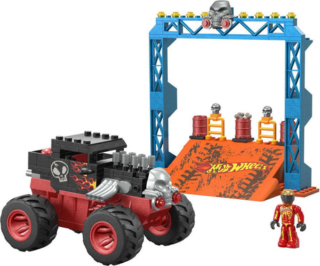 Mega Hot Wheels Smash N Crash Bone Shaker Crush Track