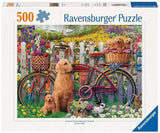 Ravensburger puzzle jardin de chiens - puzzle 500 pièces animaux.