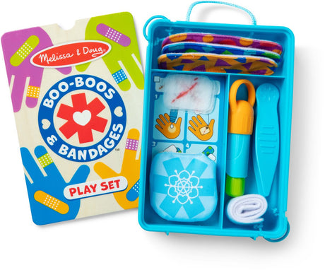 Melissa Doug – first aid play set – with reusable plasters