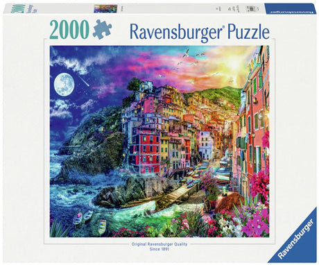 Ravensburger puzzle farbenfrohe cinque terre, 2000 pcs.