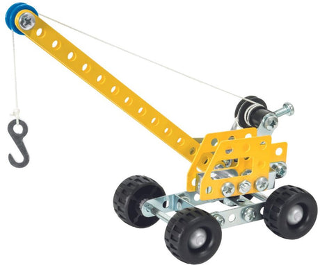 Coffret de construction Eitech ® – Kit de construction mini grue – 73 pièces – Kit de construction en métal avec outils – Jouets de construction – à partir de 6 ans