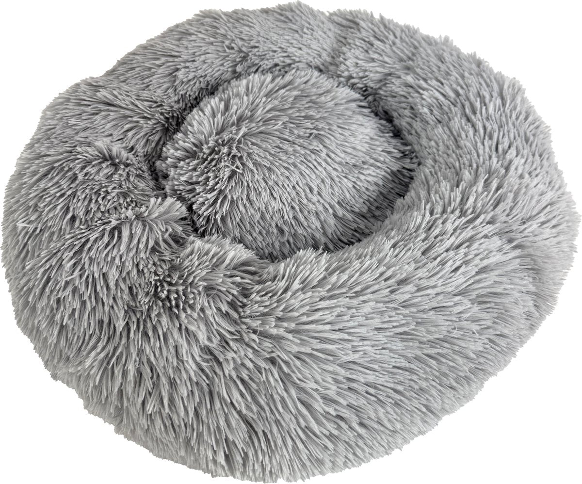 Sazzz lit pour chien moelleux gris clair