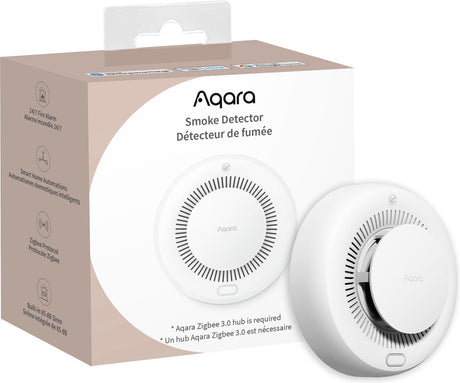 Détecteur de fumée Aqara - détecteur de fumée intelligent - zigbee et matière - jusqu'à 10 ans d'autonomie