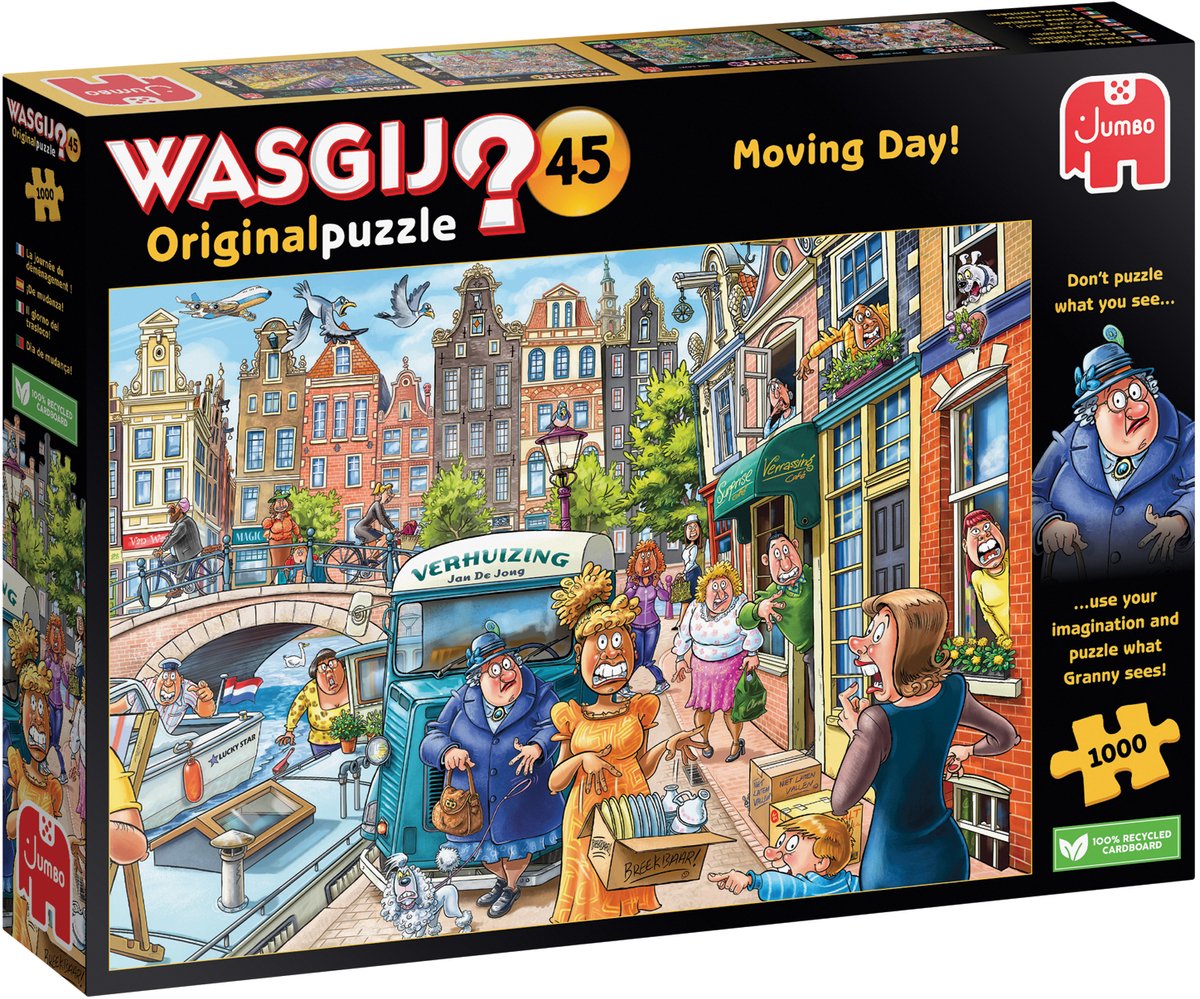 Wasgij original 45 - jour du déménagement ! - Puzzle de 1000 pièces - Puzzle
