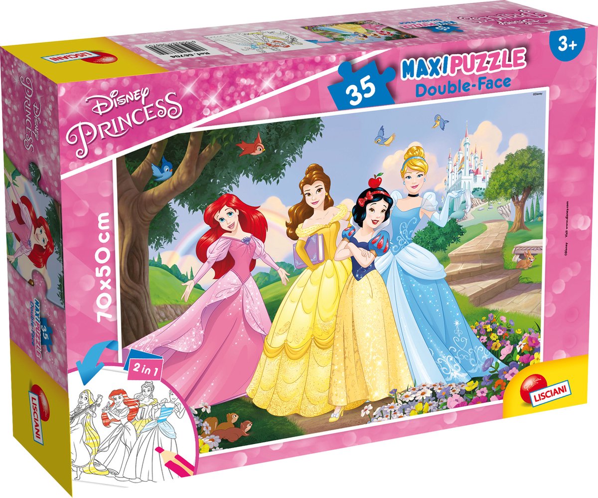 Lisciani Disney puzzle df maxi étage 35 princesse