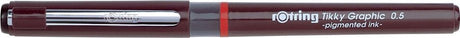 Feutres fins pour feutres graphiques Rotring Tikky | 0,50 mm | encre noire | 1 pièce