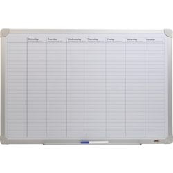 Desq weekplanner 4121 metaal wit
