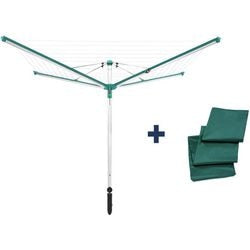 Leifheit Leifheit 82007 Linomatic 500 Deluxe Séchoir 50 m de longueur Vert Argent