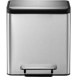 Eko poubelle à pédale 31718245 acier inoxydable (acier inoxydable) argent