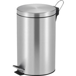 Poubelle à pédale Eko 12l classique inox mat