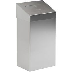 Dutchdesign prullenbak 31021802 rvs (roestvrij staal) zilver