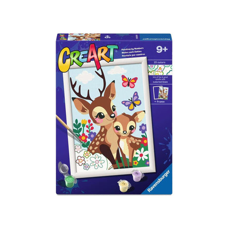 Peinture créative par numéro Ravensburger - cerf joyeux