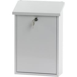 V-part - wandbrievenbus toledon - galvanized steel powder coated - wit - brievenbus