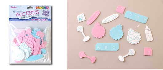 Darice • autocollants en mousse 91pcs bébé