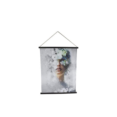 Cosydecor décoration murale femme tissu 76x97cm