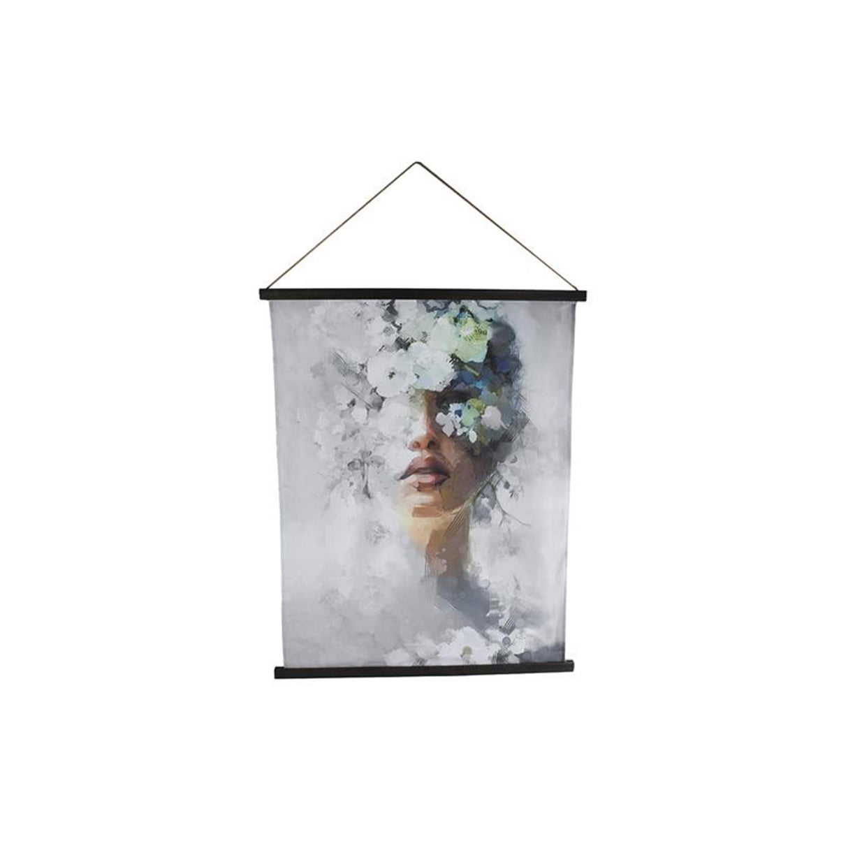 Cozydecor décoration murale femme tissu 115x148