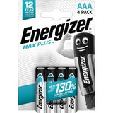 Energizer Max Plus LR03 AAA blister 4 pièces