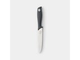 Brabantia couteau universel savoureux+ gris foncé | 2 pièces