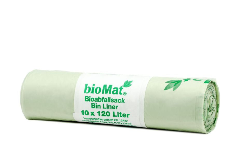 Sacs à ordures de compostable biomat 120L - 10 pcs.