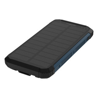Banque d'alimentation extérieure Ansmann avec panneau solaire, lampe LED, 2x port USB-A