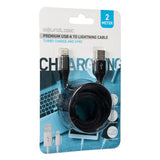 Câble de chargement USB et Lightning sans marque | 4 pièces