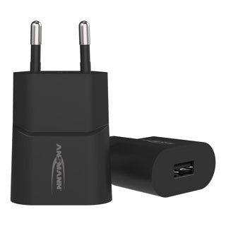 Ansmann bloc chargeur de téléphone USB-A noir | 4 pièces