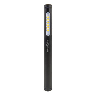 Lampe-stylo LED avec aimant et clip de montage | 2 pièces