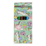 Crayons de couleur Duckiez licorne, 6 pcs.