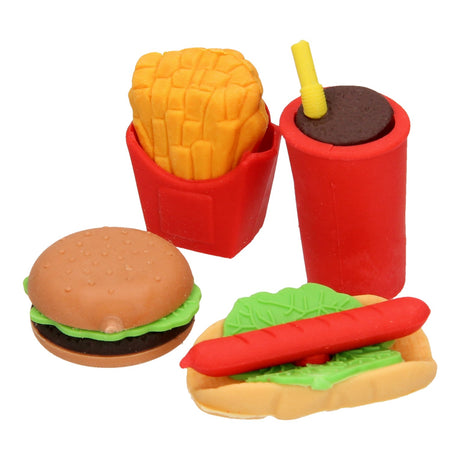 Gommes de restauration rapide Duckiez, 4 pcs.